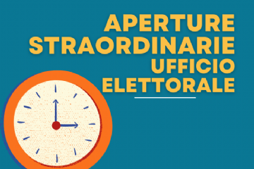 APERTURA STRAORDINARIA UFFICIO ELETTORALE