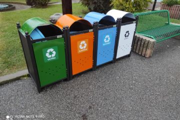 Nuovi cestini per la raccolta differenziata
